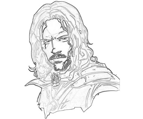Aragorn Coloring Pages Coloring Pages