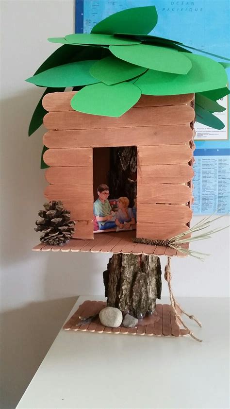 She is cute, having a helping nature, and love handmade crafts so much. Magic treehouse craft/ activity. I made this with popsicle ...