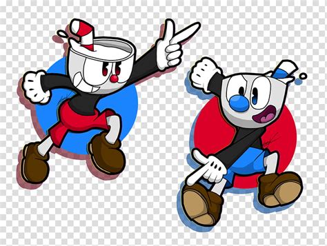 Cuphead And His Pal Mugman Transparent Background PNG Clipart HiClipart