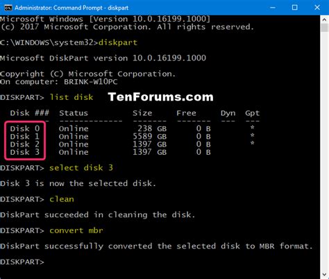Convert Gpt Disk To Mbr Disk In Windows 10 Tutorials