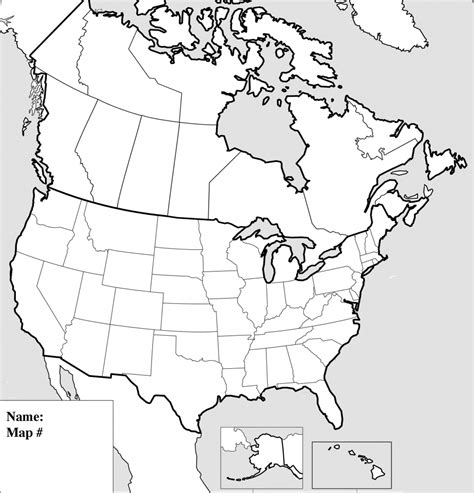 Click on the canada usa en to view it full screen. Us And Canada Blank Physical Map Refrence United States ...