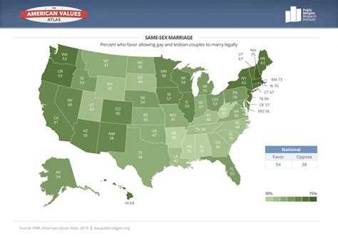 Online Atlas ‘heat Maps Us Views On Hot Social Issues