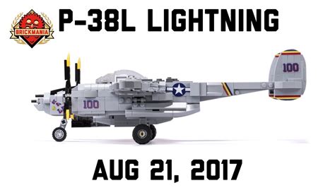 P 38l Lightning Custom Military Lego Youtube
