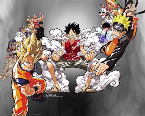 Naruto Goku And Luffy