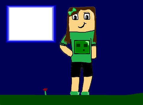 Minecraft Art Slime Girl