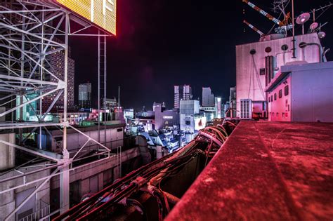 Rooftopping In Tokyo Shinjuku At Night Japan Finding Midnight