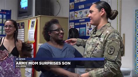 Army Mom Surprises Son At Killeen Babe YouTube