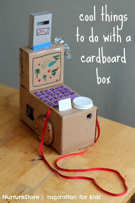 Cool Cardboard Box Crafts For Kids Nurturestore Cardboard Box