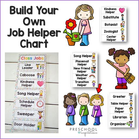 Classroom Jobs Helper Chart And Ideas Preschool Inspirations