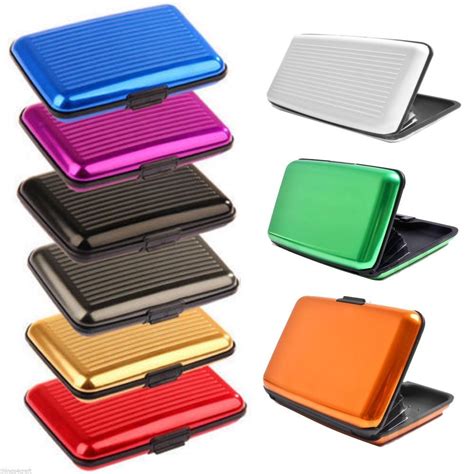 Huge selection · daily deals · money back guarantee Aluminium Wallet - Metal Credit Card Holder - Business ...