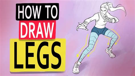 How To Draw Legs Easy Anatomy And Gesture Youtube