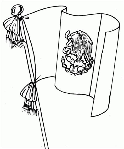 Free printable new mexico flag coloring page in pdf format. Flag Of Mexico Coloring Page - Coloring Home