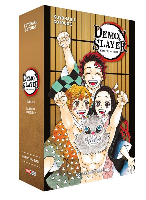 Couvertures Manga Demon Slayer Coffret T23 Fanbook Vol23 Manga News