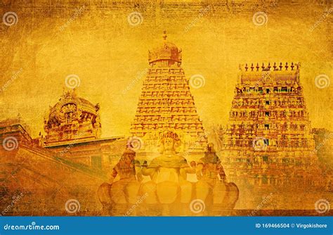 Hindu Temple Tower Tamil Nadu South India Temple Gopuram Stock Photo