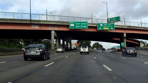 James Lick Freeway Us 101 Exits 429 To 433 Northbound Youtube