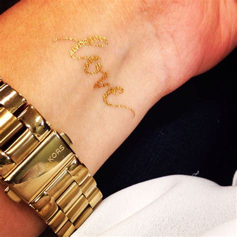 Silver and gold metallic temporary jewelry tattoos by shimmertatts: Metallic temporary tattoo! Lasts 4-7 days! Metainkshop.com ...