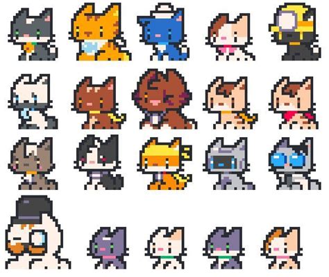 Super Cat Talesbros Pixel Art Sprites
