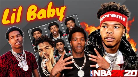 Best Lil Baby Face Creation Tutorial In Nba 2k20 Youtube