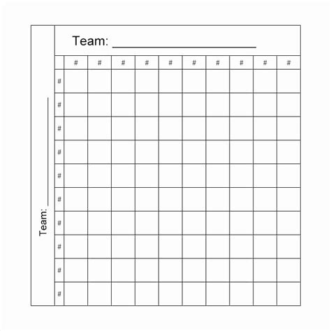 Football Depth Chart Template Excel