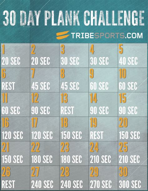 30 Day Plank Challenge From 20 Sec To 5 Mins This Challenge Will