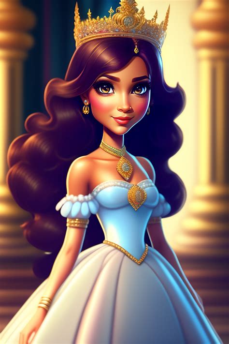 lexica princess cartoon drawing