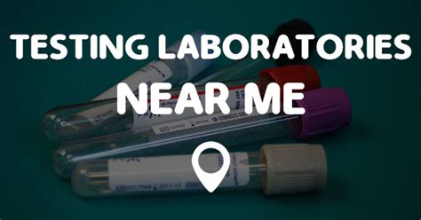 Have you noticed a difference when you avoid eating foods to which you are sensitive? TESTING LABORATORIES NEAR ME MAP - Points Near Me