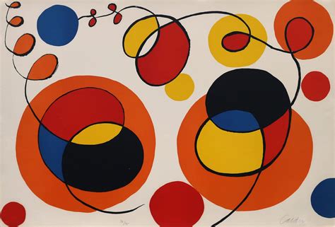 Alexander Calder Loops And Spheres 1970 Matthews Gallery