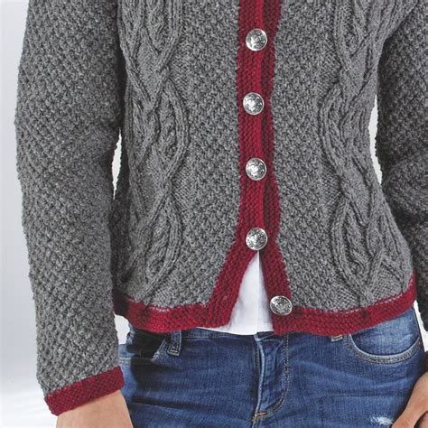 Damentrachtenjacke "Trachtenwolle" 754206 | Trachtenjacke stricken