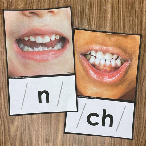 Alphabet Articulation Cards With Mouth Photos Simply Kinder Plus