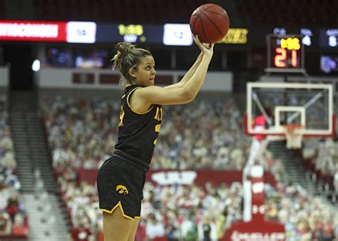 Iowa women defeat Wisconsin 84-70 in Madison to complete season sweep
