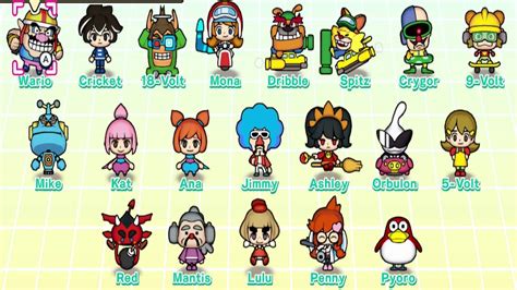 Warioware Get It Together All Characters Special Abilities Youtube