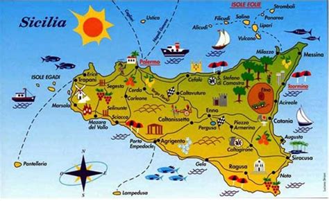 Mapa De Sicilia En 2022 Sicilia Mapas Guia De Viaje