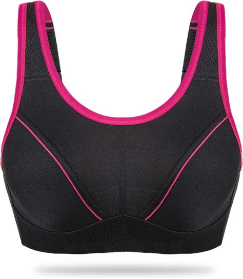 Wingslove Womens High Impact Sports Bra Wire Free Full Support Workout