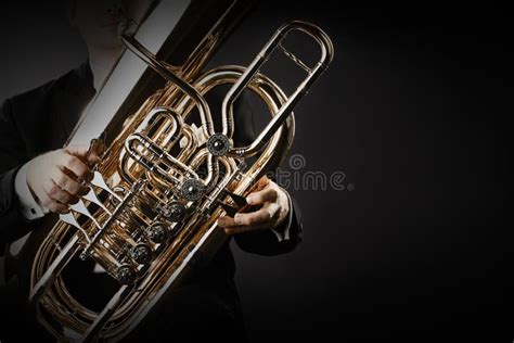 Tuba Player Brass Instruments Stock Image Image Of Classic Detail