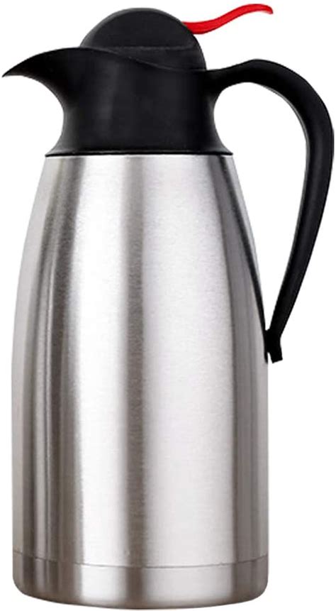 Large 68 Oz Stainless Steel Thermal Coffee Carafe Double Walled