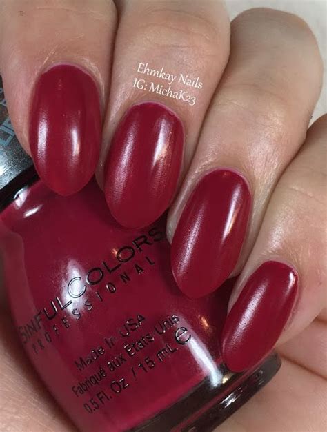 Ehmkay Nails Sinful Colors Kylie Jenner Trend Matters Pure Satin Matte Collection Partial