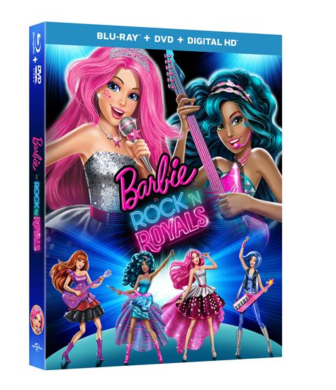 Barbie In Rock N Royals Blu Ray Dvd Digital Hd Barbie Movies