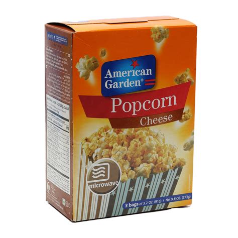 American Garden Microwave Cheese Popcorn Value Pack 273g Online At Best