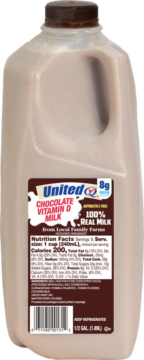 Chocolate Vitamin D United Dairy