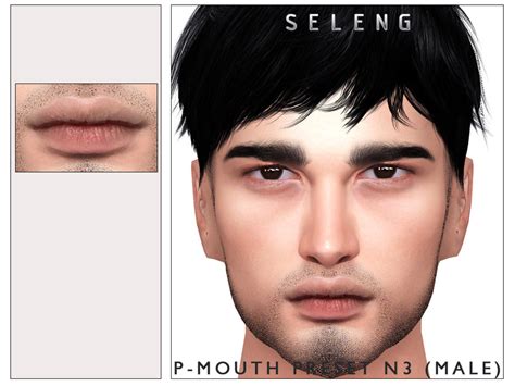 The Sims Resource Patreon P Mouth Preset N1 Male