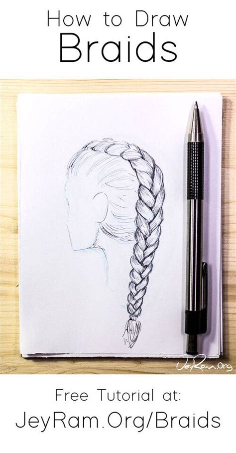 Learn to draw a hairstylepencil name : How to Draw Braids: Easy Tutorial for Beginners — JeyRam ...