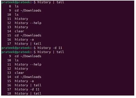 How To Check Linux Terminal Command History Linuxshout