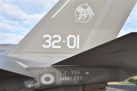 Here Are The Worlds First F 35a Jets With Special Tail Markings
