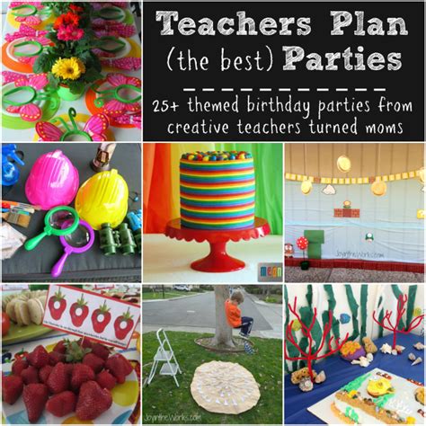 Teacher Plan (the best) Parties! - Joy in the Works