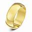 18kt Yellow Gold Heavy D 8mm Wedding Ring