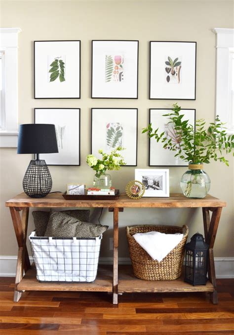 A sofa and console table combination can add that certain something, that je ne sais quoi that has been missing from your living room for so long. 11 Tips for Styling Your Entryway Table