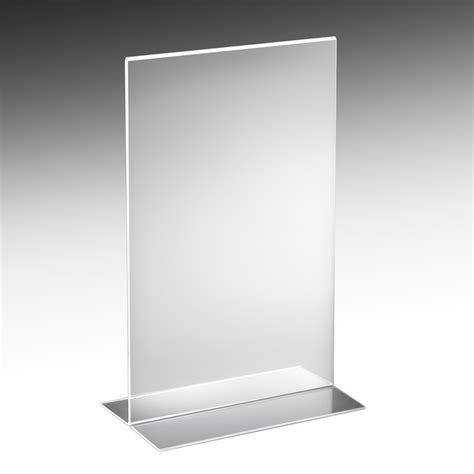 Acrylic Sign Holder Bottom Load 85w X 11h Portrait The