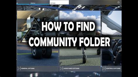 How To Find Community Folder In Microsoft Flight Simulator Youtube