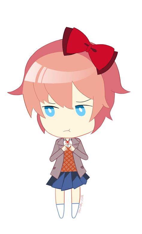 Drew A Pouty Sayori Chibi And Wanted To Share