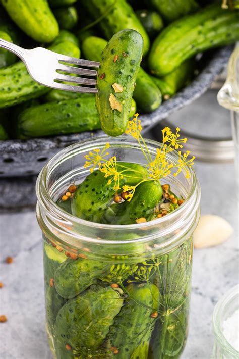 Homemade Garlic Dill Pickles Dish N The Kitchen